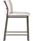 Patinero Charcoal Finish Patio Counter Chair - LOOMLAN - Seasonal Living - Outdoor Counter Stools