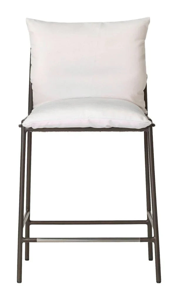 Patinero Charcoal Finish Patio Counter Chair - LOOMLAN - Seasonal Living - Outdoor Counter Stools