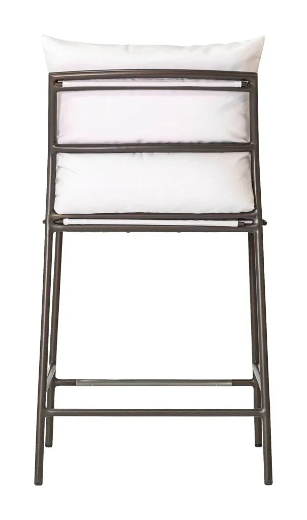 Patinero Charcoal Finish Patio Counter Chair - LOOMLAN - Seasonal Living - Outdoor Counter Stools