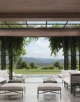 Patinero Charcoal Finish Patio Dining Table - LOOMLAN - Seasonal Living - Outdoor Dining Tables