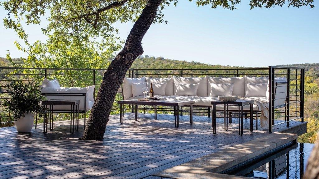 Seasonal Living Patinero Charcoal Satin Finish Patio Coffee Table