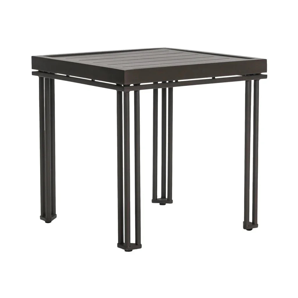 Seasonal Living Patinero Charcoal Satin Finish Patio Side Table