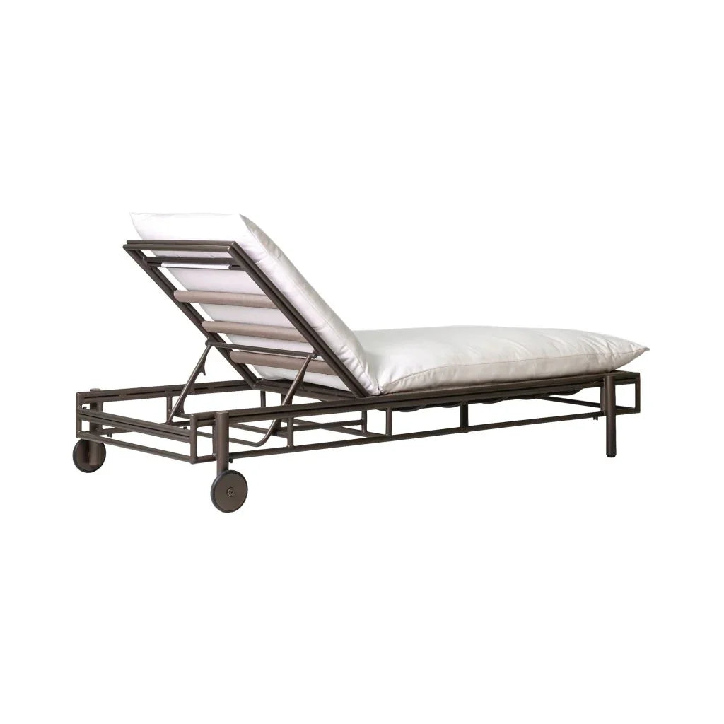 Patinero Charcoal Satin Patio Pool Chaise (Set Of 2) - LOOMLAN - Seasonal Living - Outdoor Chaises