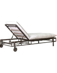 Patinero Charcoal Satin Patio Pool Chaise (Set Of 2) - LOOMLAN - Seasonal Living - Outdoor Chaises