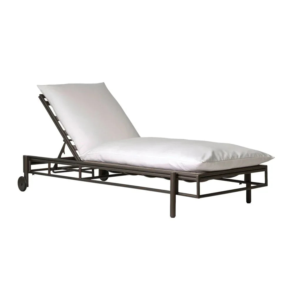 Patinero Charcoal Satin Patio Pool Chaise (Set Of 2) - LOOMLAN - Seasonal Living - Outdoor Chaises