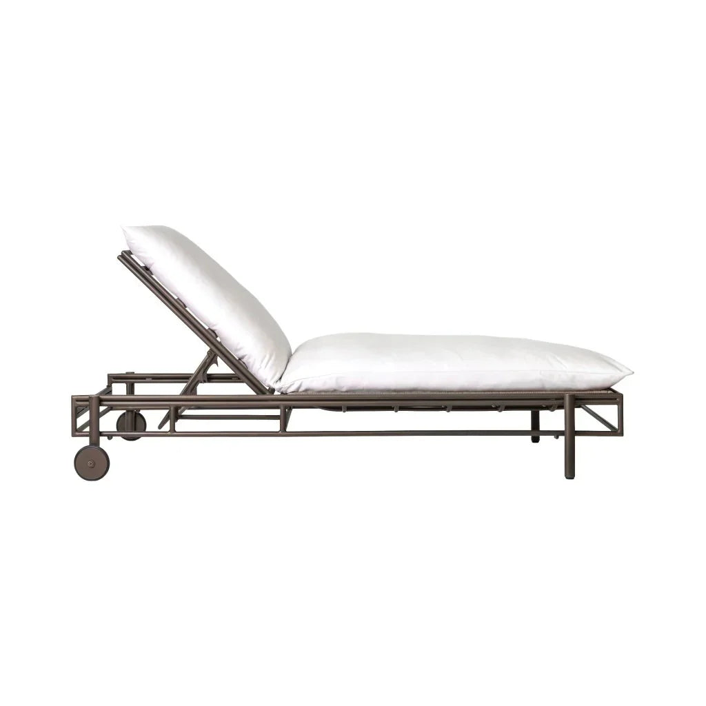 Patinero Charcoal Satin Patio Pool Chaise (Set Of 2) - LOOMLAN - Seasonal Living - Outdoor Chaises