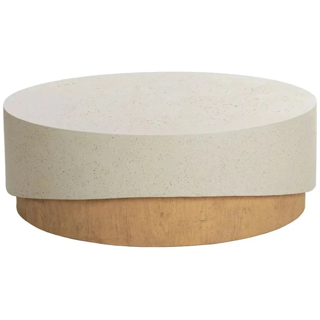 Patras Coffee Table Concrete For Indoor Outdoor Use - LOOMLAN - SUNPAN - Outdoor Coffee Tables