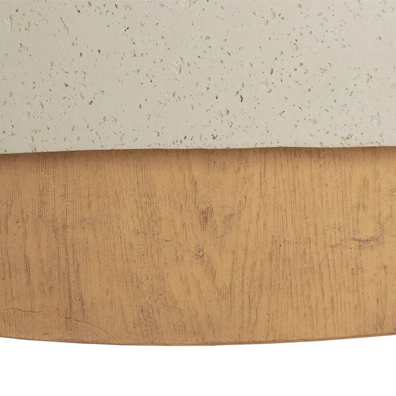 Patras Coffee Table Concrete For Indoor Outdoor Use - LOOMLAN - SUNPAN - Outdoor Coffee Tables