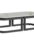 Malibu Aluminum Framed Outdoor Coffee Table