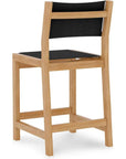 Pearl Teak Outdoor Counter Height Stool - LOOMLAN - HiTeak - Outdoor Counter Stools