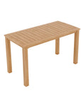 Pearl Teak Patio Counter Height Dining Set 7PC - LOOMLAN - HiTeak - Outdoor Dining Sets