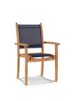 Pearl Teak Patio Square Dining Set 5PC - LOOMLAN - HiTeak - Outdoor Dining Sets