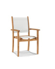 Pearl Teak Patio Square Dining Set 5PC - LOOMLAN - HiTeak - Outdoor Dining Sets