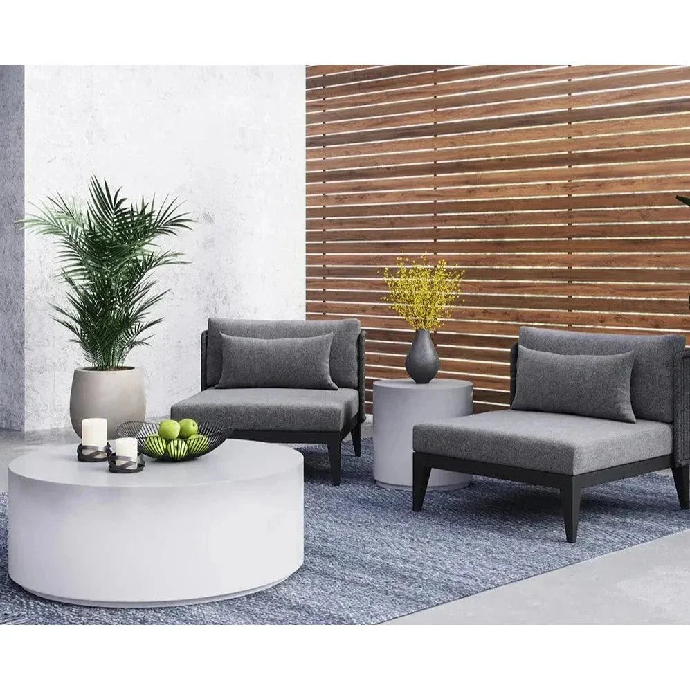 SUNPAN Perfetti End Table Concrete With Ombre