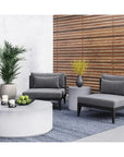 SUNPAN Perfetti End Table Concrete With Ombre