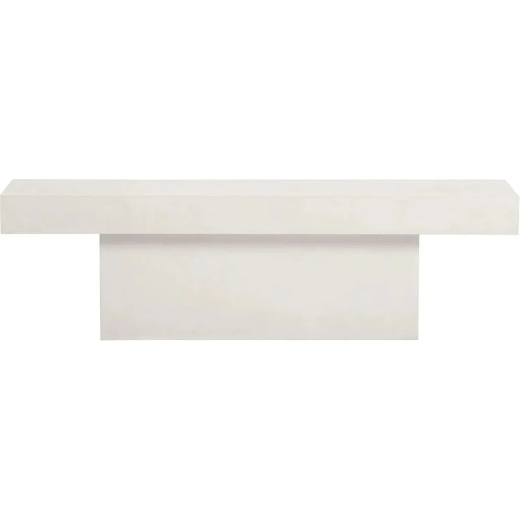 Seasonal Living Perpetual T-Bench – White Outdoor Bench