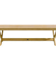 Picnic 3 - Person Teak Outdoor Bench - LOOMLAN - HiTeak - Outdoor Benches