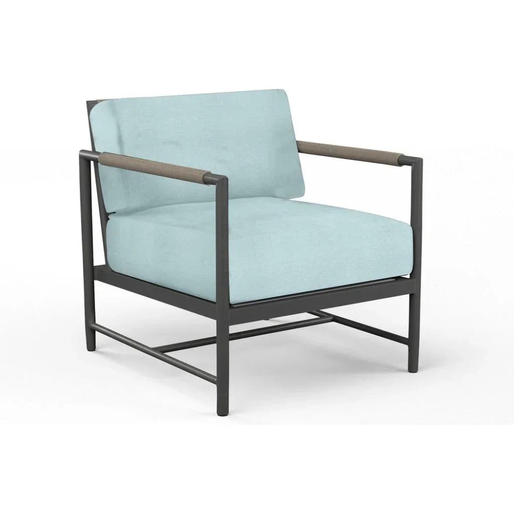 Pietra Sunbrella Comfort Outdoor Club Chair - LOOMLAN - Sunset West - Outdoor Accent Chairs
