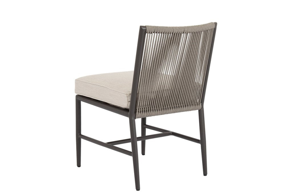 Pietra Sunbrella Outdoor Dining Chair 2PC - LOOMLAN - Sunset West - Outdoor Dining Chairs