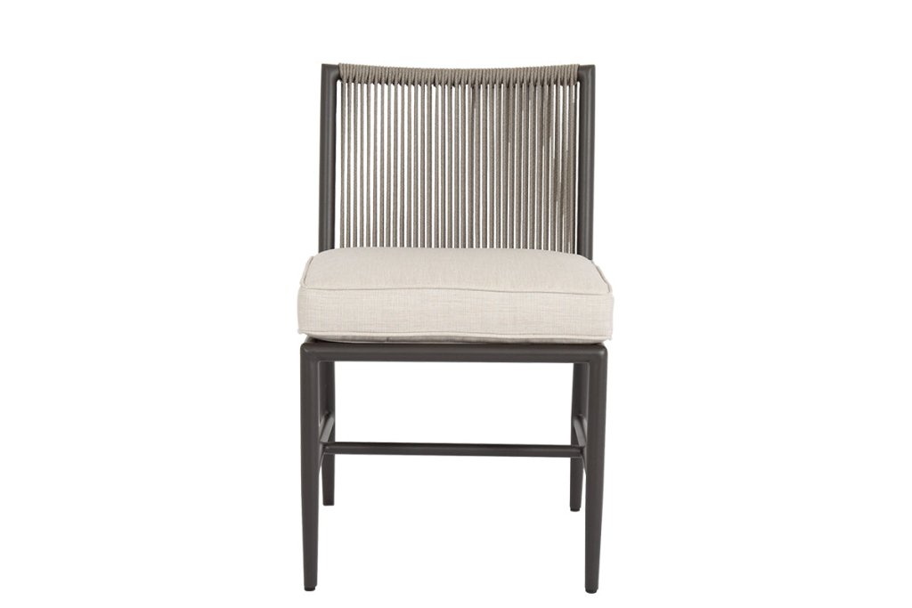 Pietra Sunbrella Outdoor Dining Chair 2PC - LOOMLAN - Sunset West - Outdoor Dining Chairs