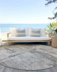 LOOMLAN Rugs Pliora Ivory Washable Indoor-Outdoor Rug