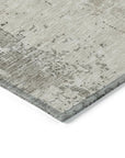 LOOMLAN Rugs Pliora Ivory Washable Indoor-Outdoor Rug