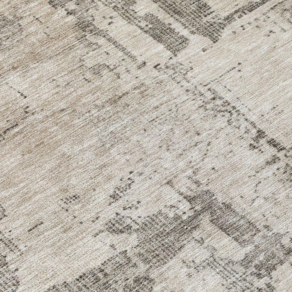 LOOMLAN Rugs Pliora Ivory Washable Indoor-Outdoor Rug