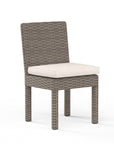 Coronado Sunbrella Armless Outdoor Dining Chair 2PC