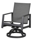 Prism Aluminum Sling Dining Set Table Seats 6 - LOOMLAN - Castelle - Outdoor Dining Sets