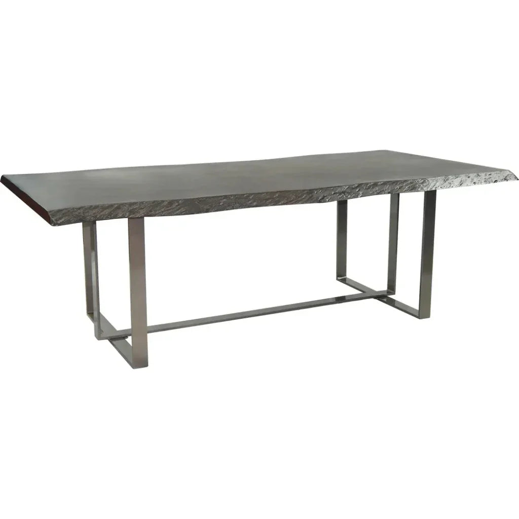 Prism Aluminum Sling Dining Set Table Seats 6 - LOOMLAN - Castelle - Outdoor Dining Sets