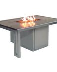 Prism Sectional Sofa Set With Firepit Table - LOOMLAN - Castelle - Outdoor Lounge Sets