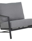Prism Sectional Sofa Set With Firepit Table - LOOMLAN - Castelle - Outdoor Lounge Sets