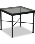 Provence Iron Square Outdoor End Table - LOOMLAN - Sunset West - Outdoor Side Tables