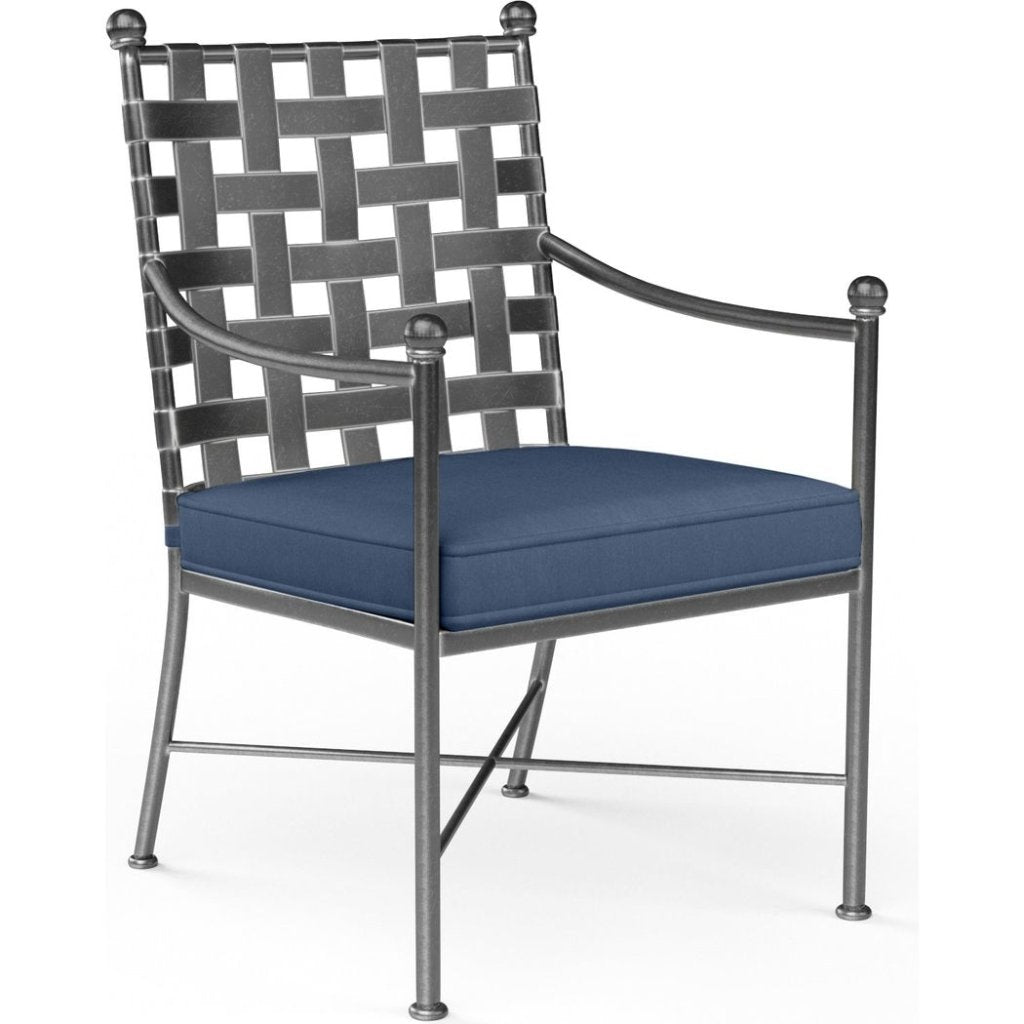 Provence Sunbrella Outdoor Dining Chair 2PC - LOOMLAN - Sunset West - Outdoor Dining Chairs