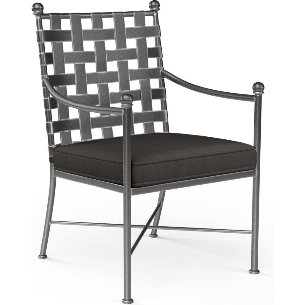 Provence Sunbrella Outdoor Dining Chair 2PC - LOOMLAN - Sunset West - Outdoor Dining Chairs