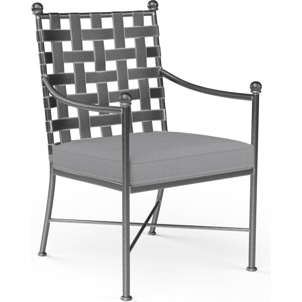 Provence Sunbrella Outdoor Dining Chair 2PC - LOOMLAN - Sunset West - Outdoor Dining Chairs