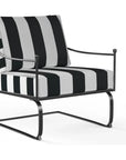 Provence Sunbrella Rocking Outdoor Club Chair - LOOMLAN - Sunset West - Outdoor Accent Chairs