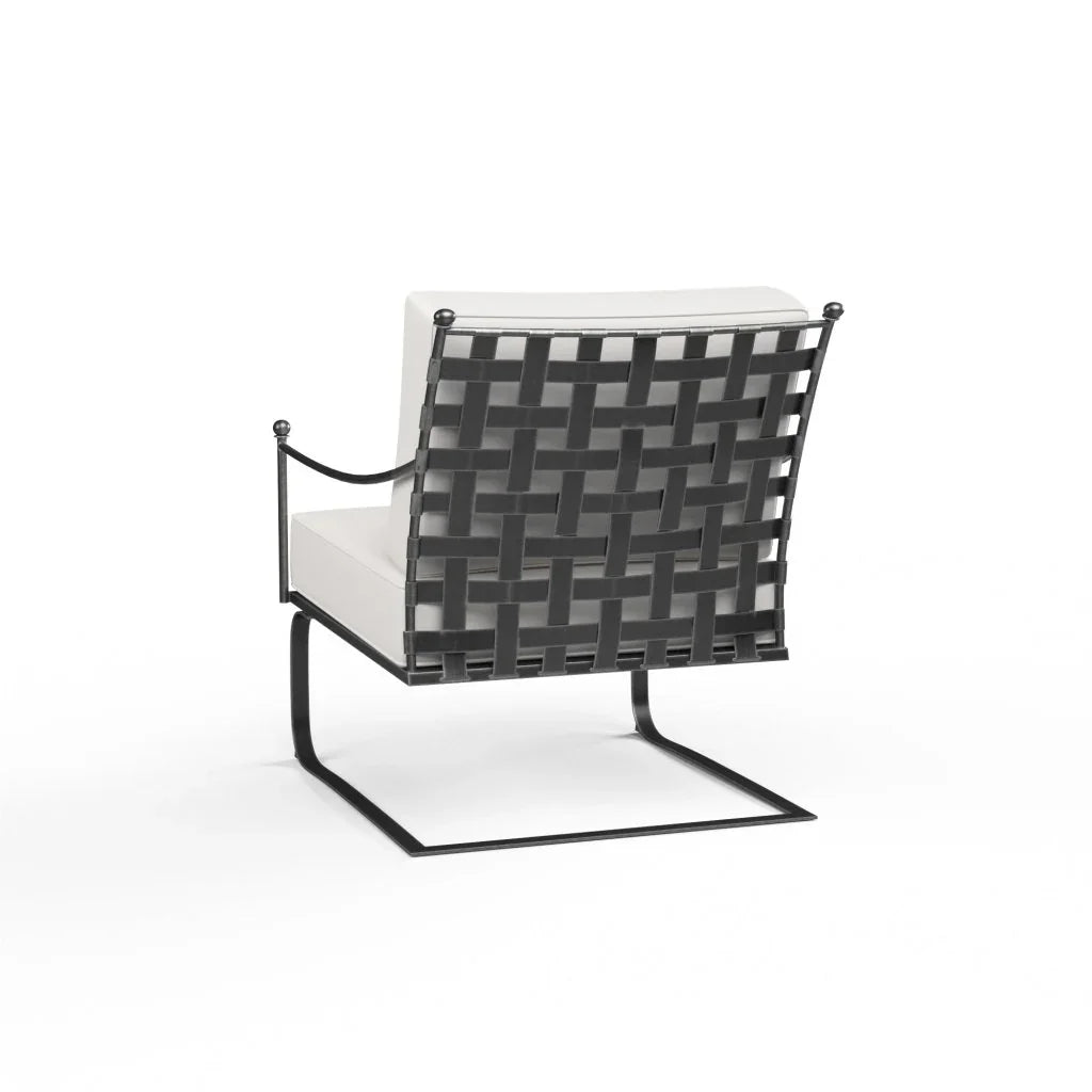 Provence Sunbrella Rocking Outdoor Club Chair - LOOMLAN - Sunset West - Outdoor Accent Chairs
