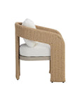 Pylos Fabric Outdoor Dining Armchair - LOOMLAN - SUNPAN - Outdoor Dining Chairs