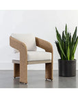Pylos Fabric Outdoor Dining Armchair - LOOMLAN - SUNPAN - Outdoor Dining Chairs