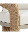 Pylos Fabric Outdoor Dining Armchair - LOOMLAN - SUNPAN - Outdoor Dining Chairs