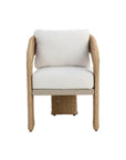 Pylos Fabric Outdoor Dining Armchair - LOOMLAN - SUNPAN - Outdoor Dining Chairs