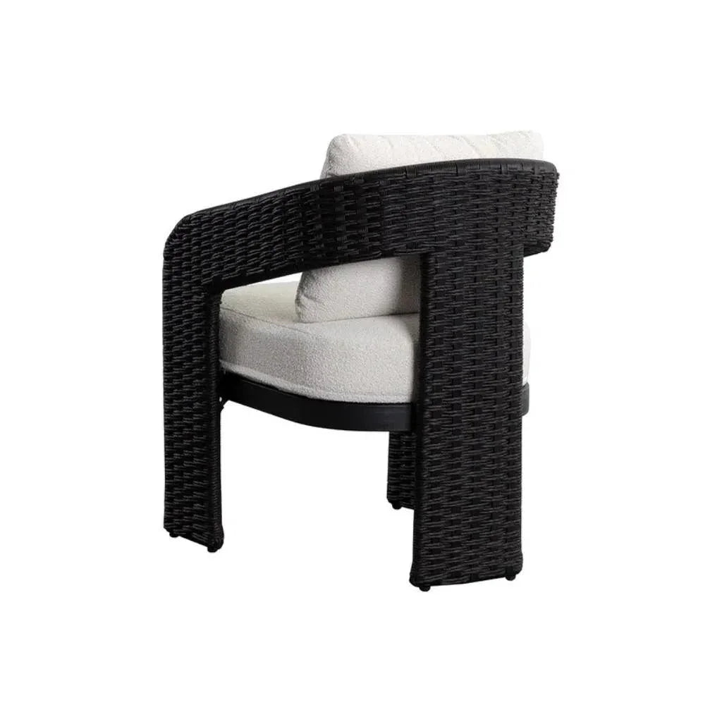 Pylos Fabric Outdoor Dining Armchair - LOOMLAN - SUNPAN - Outdoor Dining Chairs