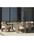 Pylos Fabric Outdoor Dining Armchair - LOOMLAN - SUNPAN - Outdoor Dining Chairs