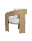 Pylos Fabric Outdoor Dining Armchair - LOOMLAN - SUNPAN - Outdoor Dining Chairs