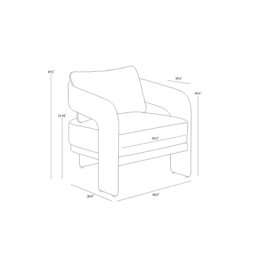 SUNPAN Pylos Fabric Outdoor Lounge Chair