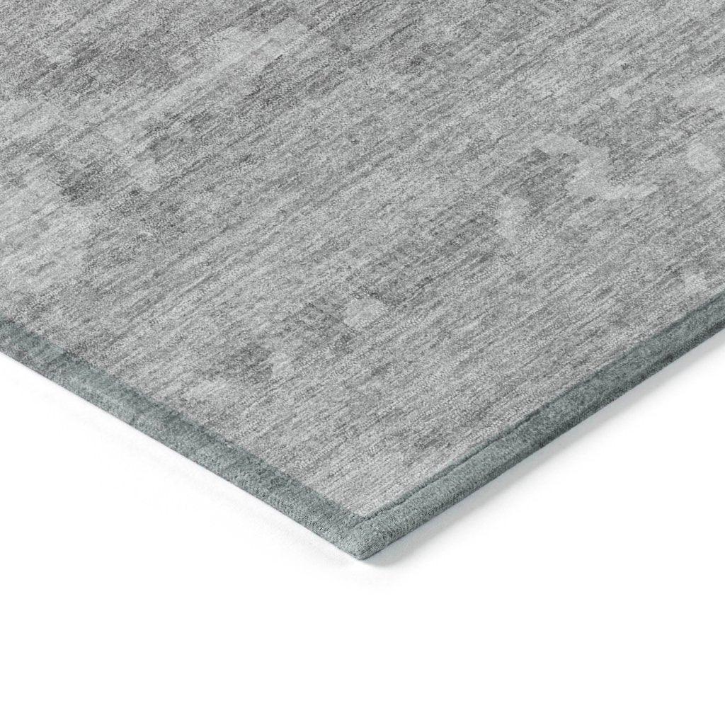 LOOMLAN Rugs Pyrelle Gray Washable Indoor-Outdoor Rug