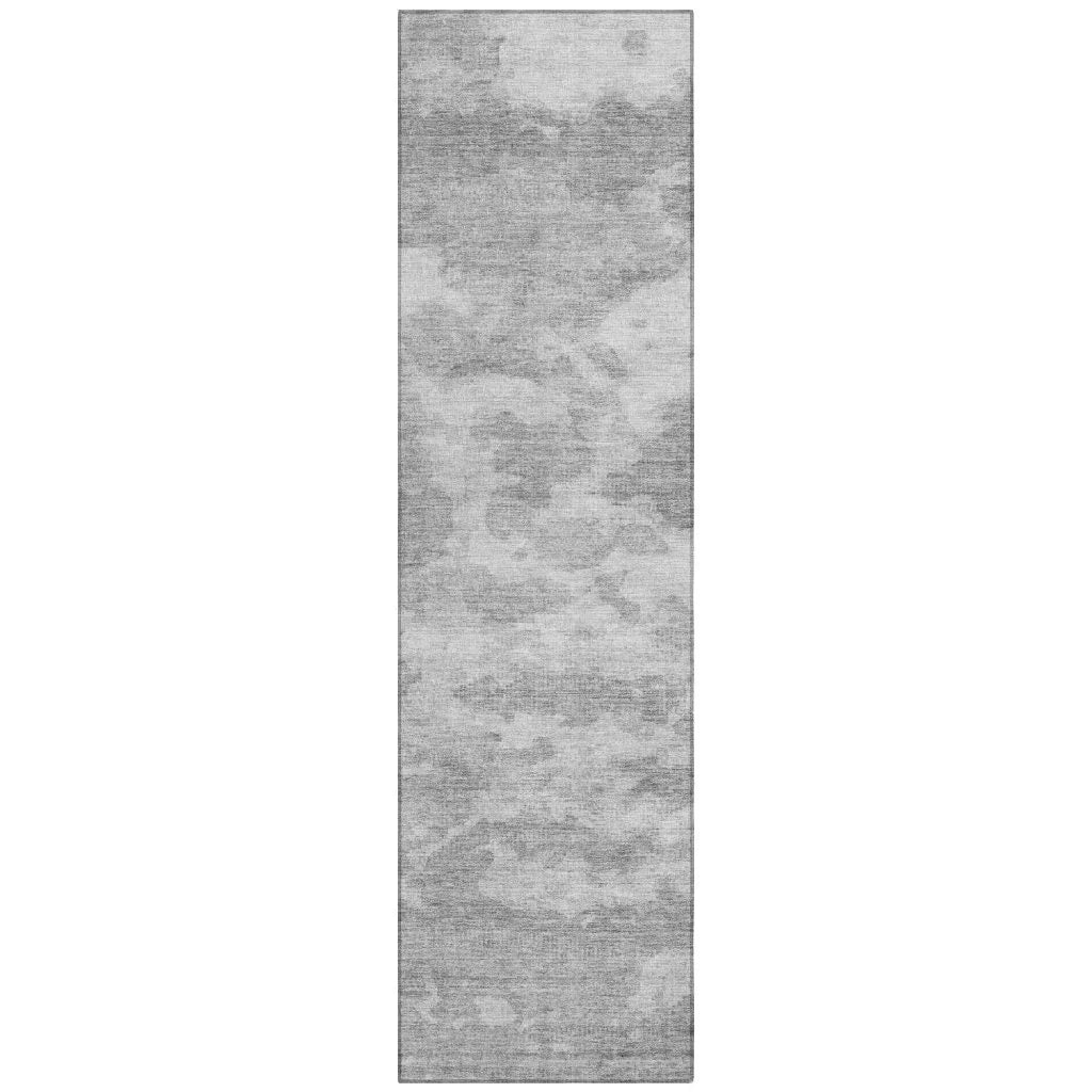 LOOMLAN Rugs Pyrelle Gray Washable Indoor-Outdoor Rug