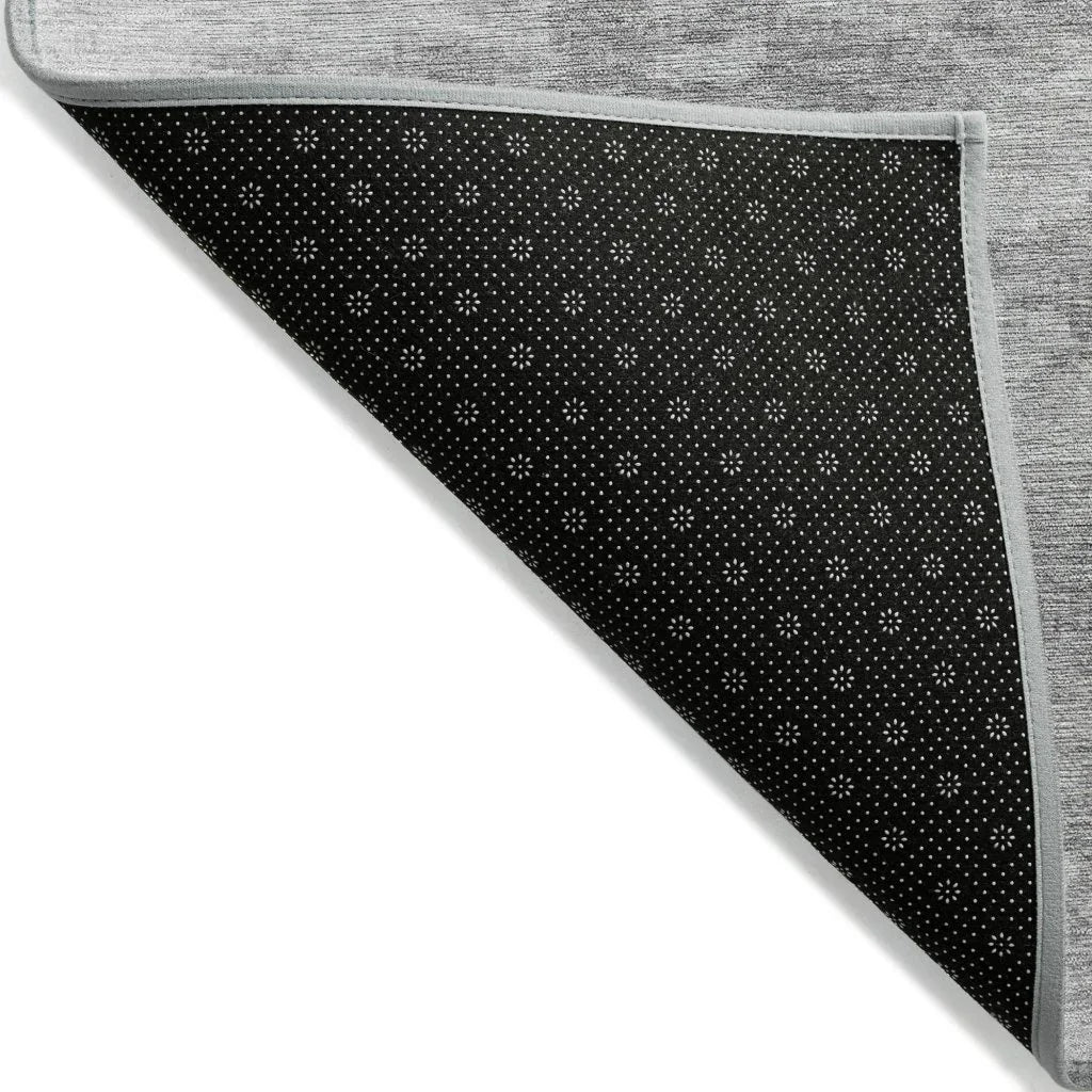 LOOMLAN Rugs Pyrelle Gray Washable Indoor-Outdoor Rug