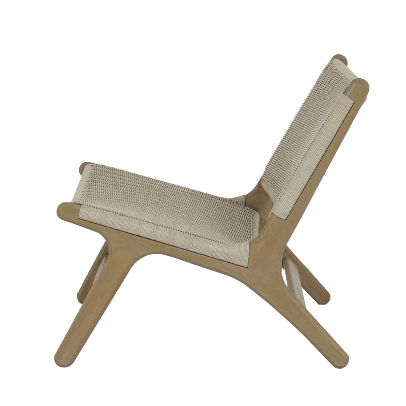 Coastal Cushionless Highback Outdoor Chair